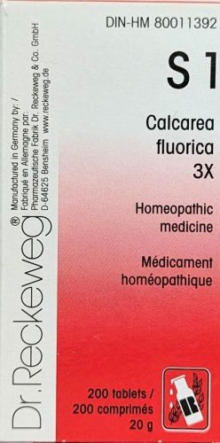 Dr. Reckeweg Homeopathic S2 - Calcarea Phosphorica 3X - 200 Tablets