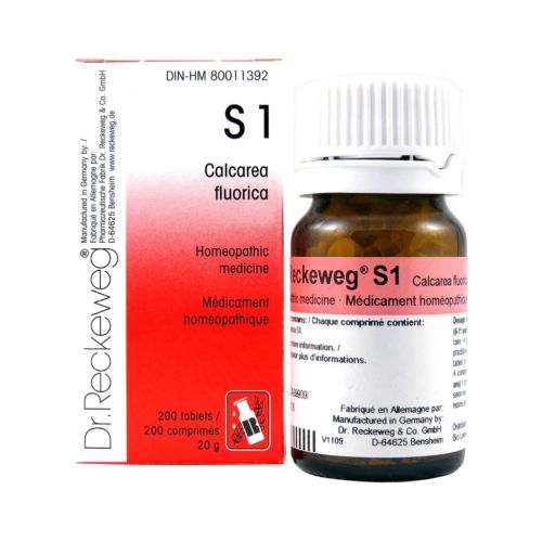 Dr. Reckeweg Homeopathic S1  - Calcarea Fluorica 12X - 200  Tablets