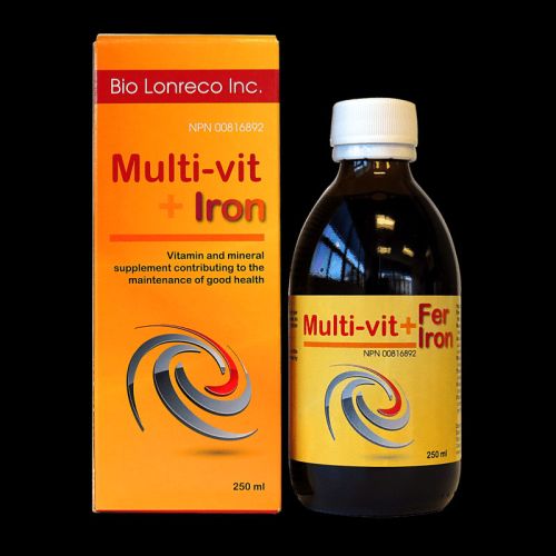 Bio Lonreco Multi Vitamins Plus Iron - 250ml
