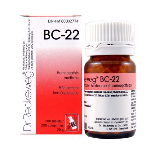 Dr. Reckeweg Homeopathy BC22 - 200 Tablets