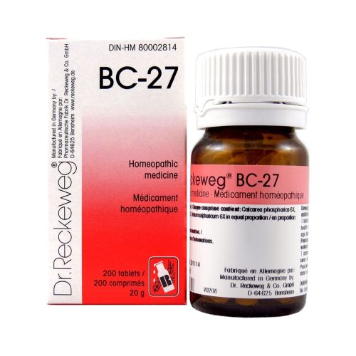 Dr. Reckeweg Homeopathy BC27 - 200 Tablets