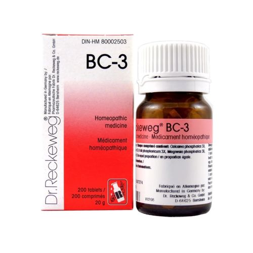 Dr. Reckeweg Homeopathy BC3 - 200 Tablets